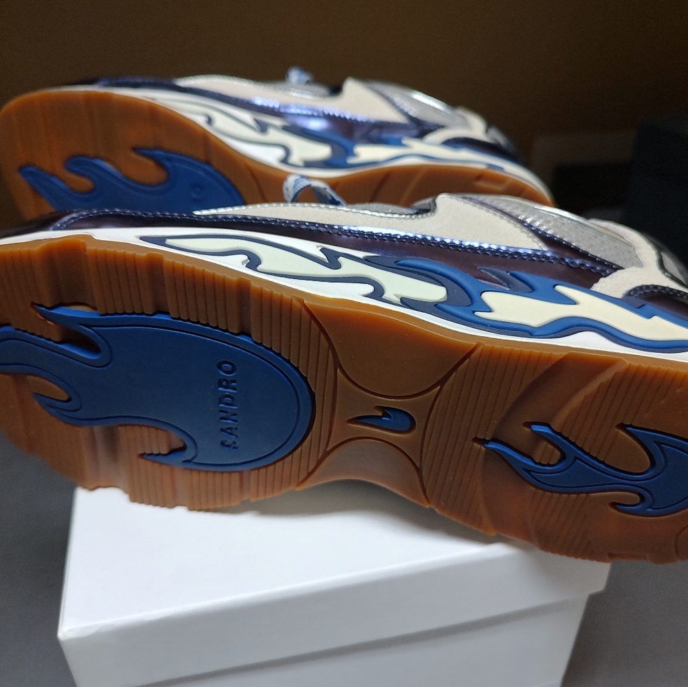 Sandro Flame Sneakers size 10.5 - Picture 3 of 13